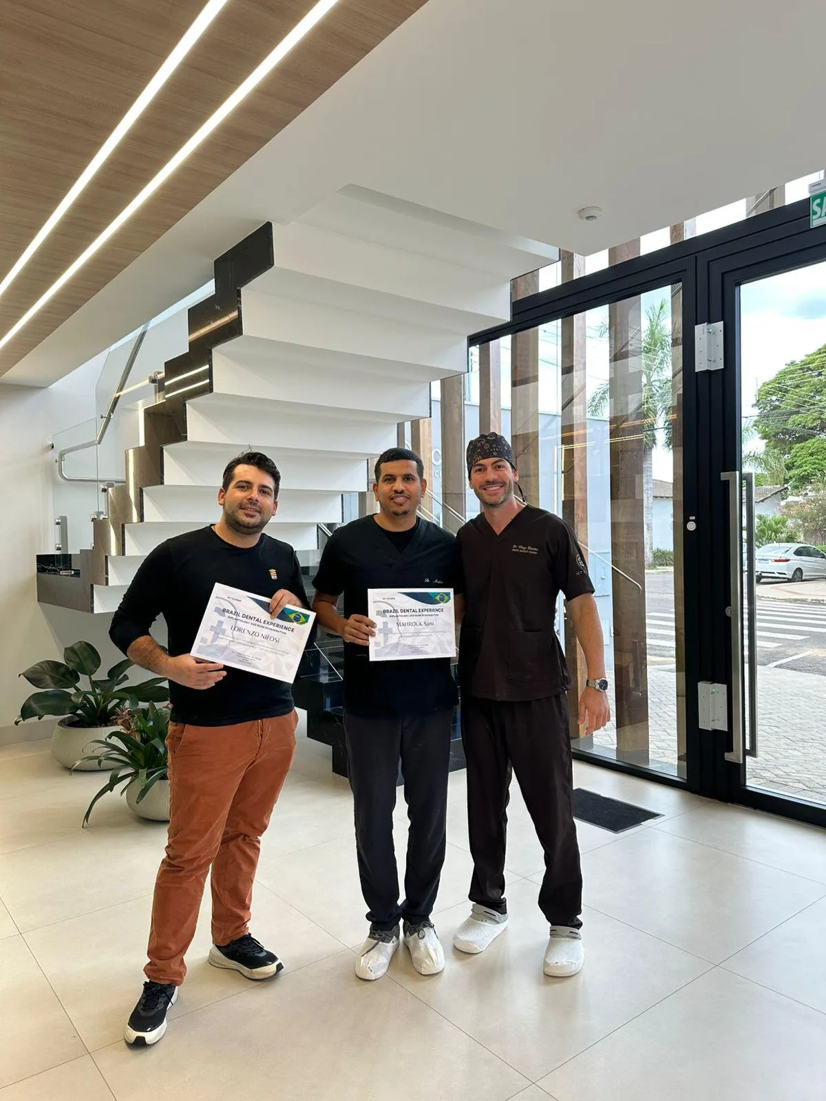 Praticiens formés au Brésil